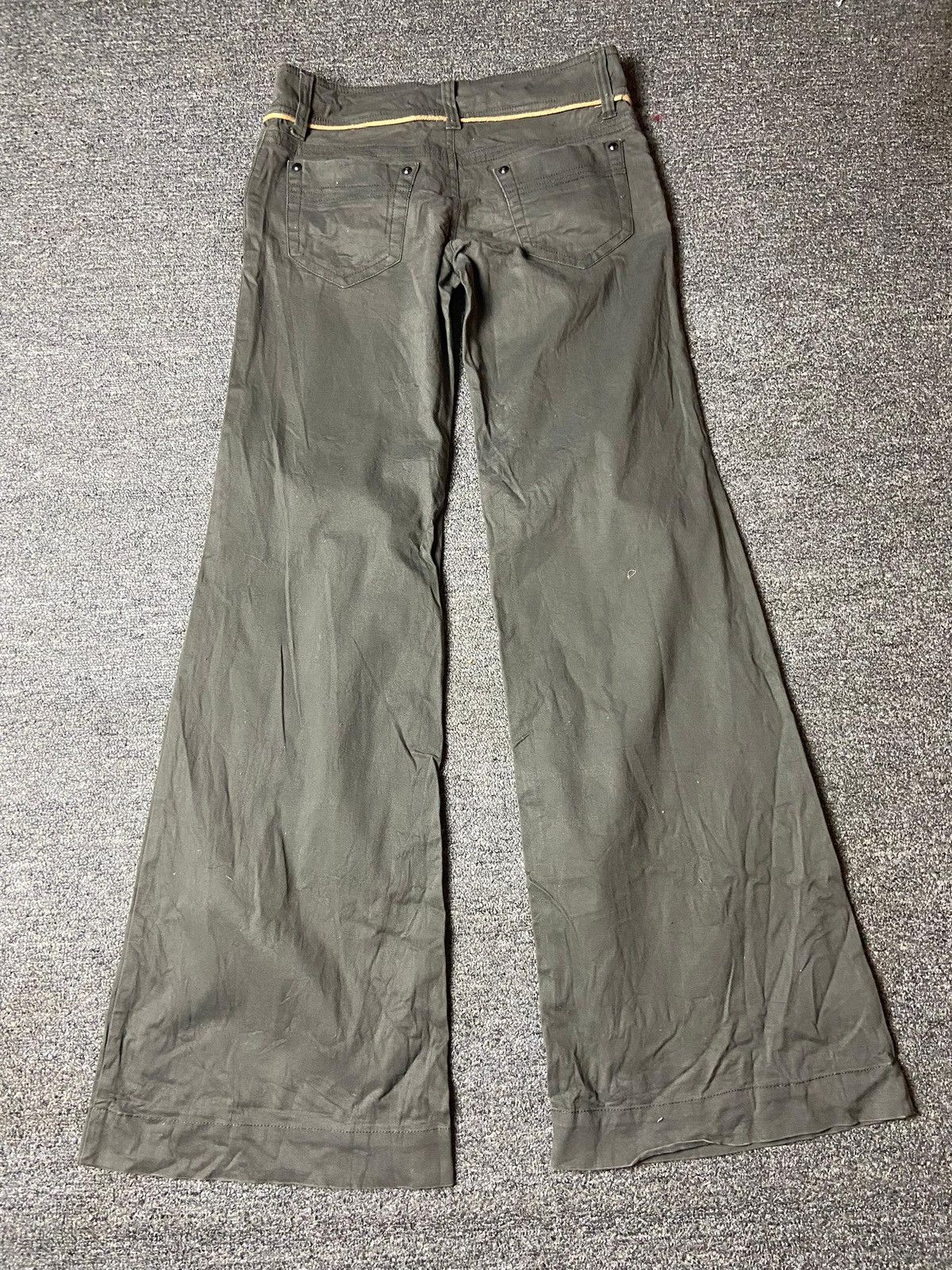 Japanese Brand Spiral Girl Front Double Zip Bootcut Style Jeans (147) Size 30" / US 8 / IT 44 - 10 Thumbnail