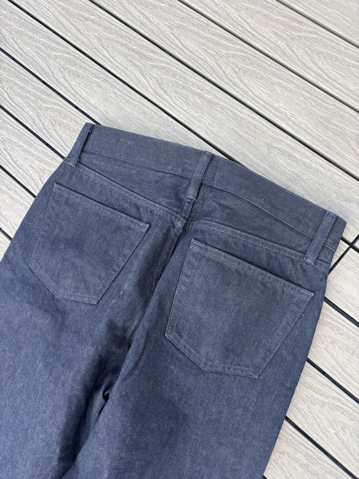 Helmut Lang Helmut Lang Dark Indigo Minimal Denim Jeans Size 31 Size US 31 - 7 Thumbnail