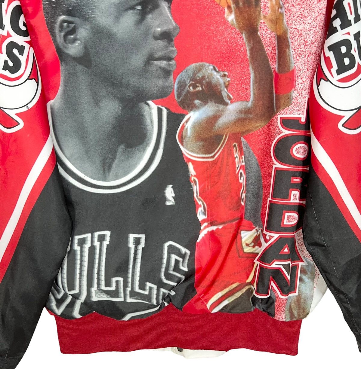 Vintage 80s Chicago Bulls Michael Jordan Full Print Jacket