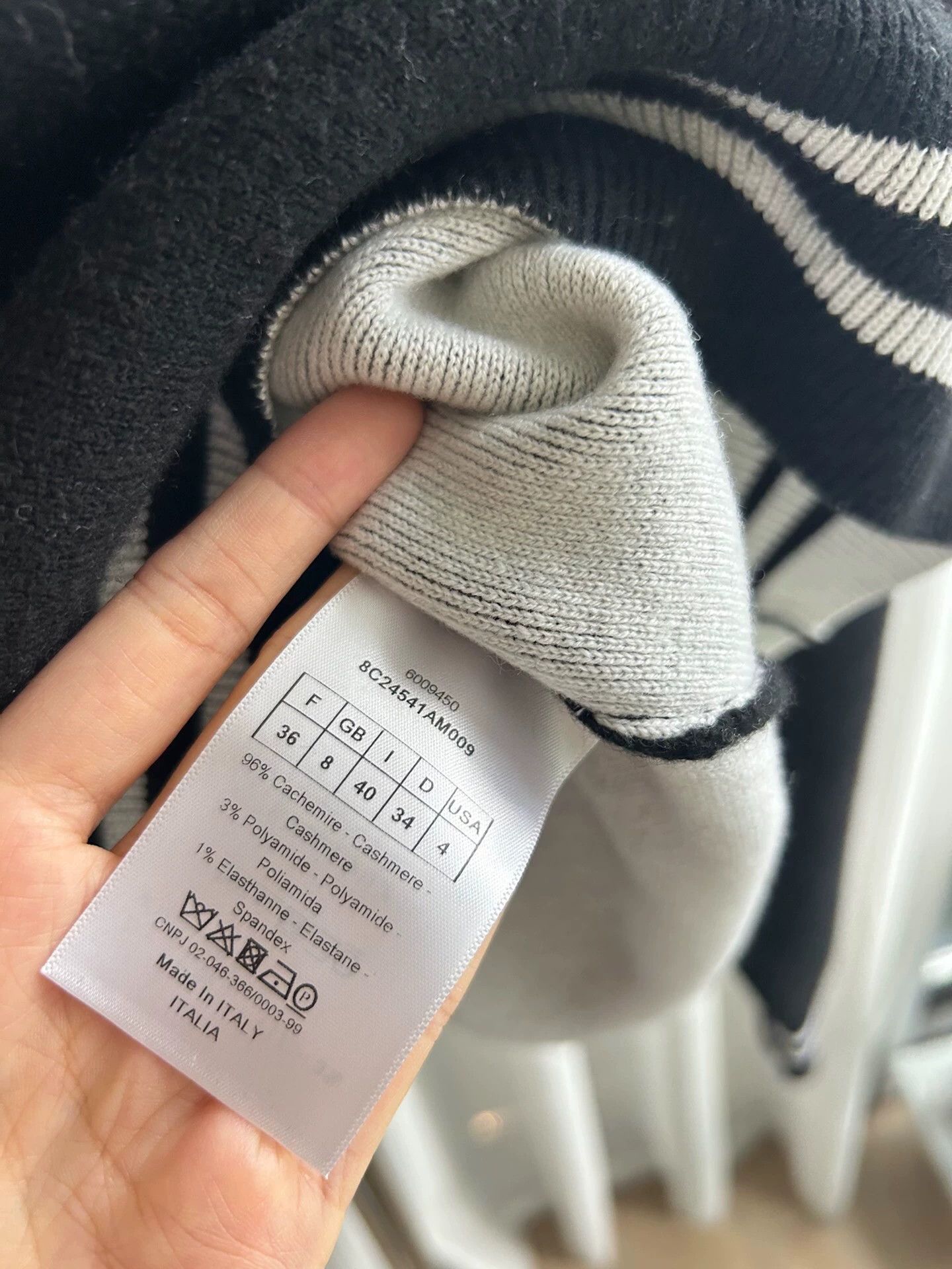 Dior Dior Back 8 Cashmere Knit Hoodie Size XS / US 0-2 / IT 36-38 - 4 Thumbnail