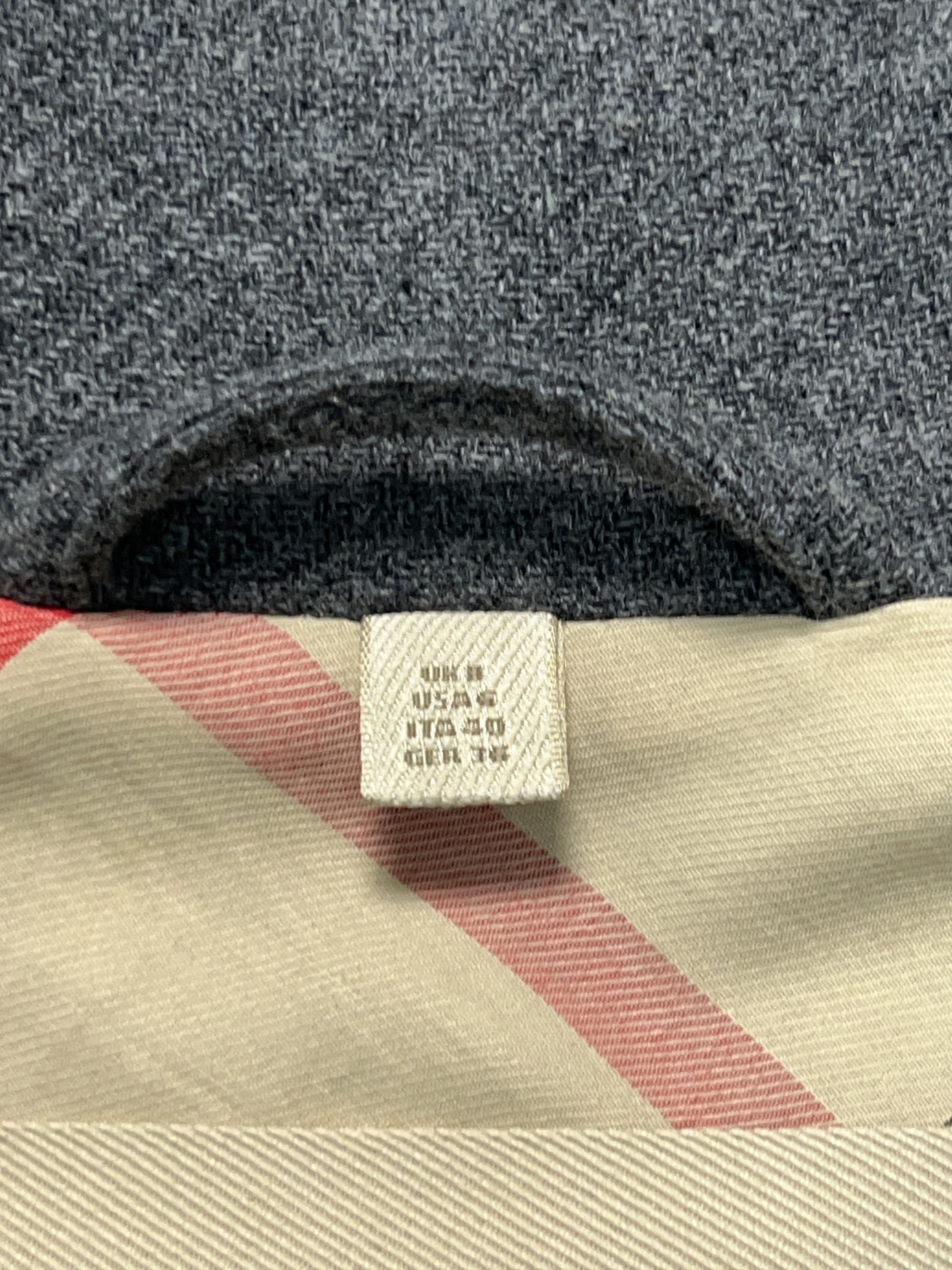 Burberry BRIT Rushworth Coat Wool Check Lining Size UK 8 IT 40 US 6 Size M / US 6-8 / IT 42-44 - 6 Thumbnail