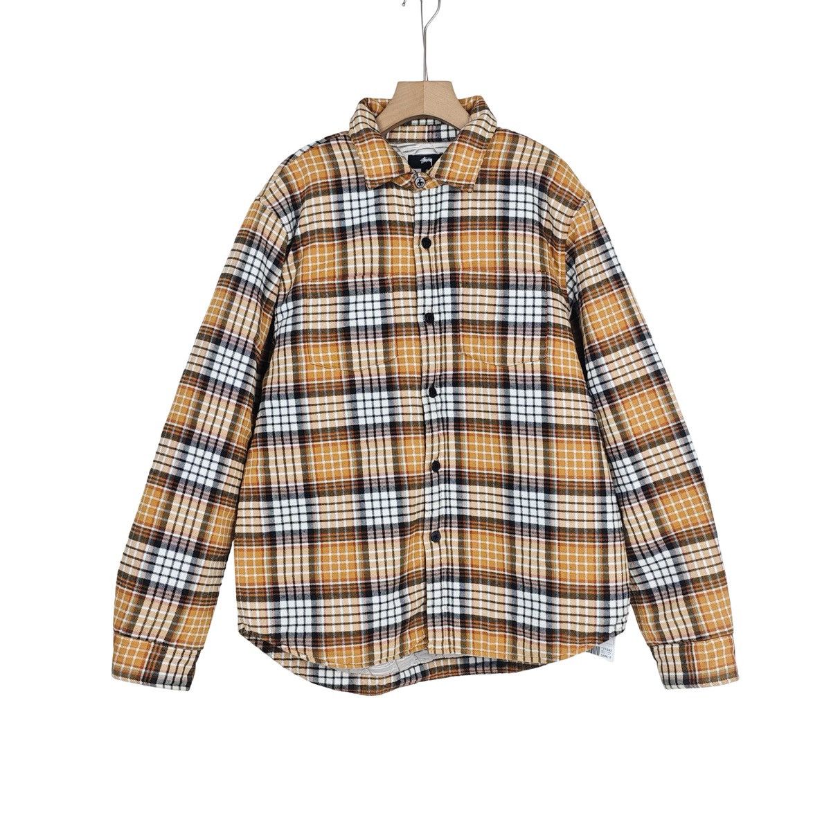 Stussy Stüssy Quilted Lined Plaid Shirt Size US M / EU 48-50 / 2 - 1 Thumbnail