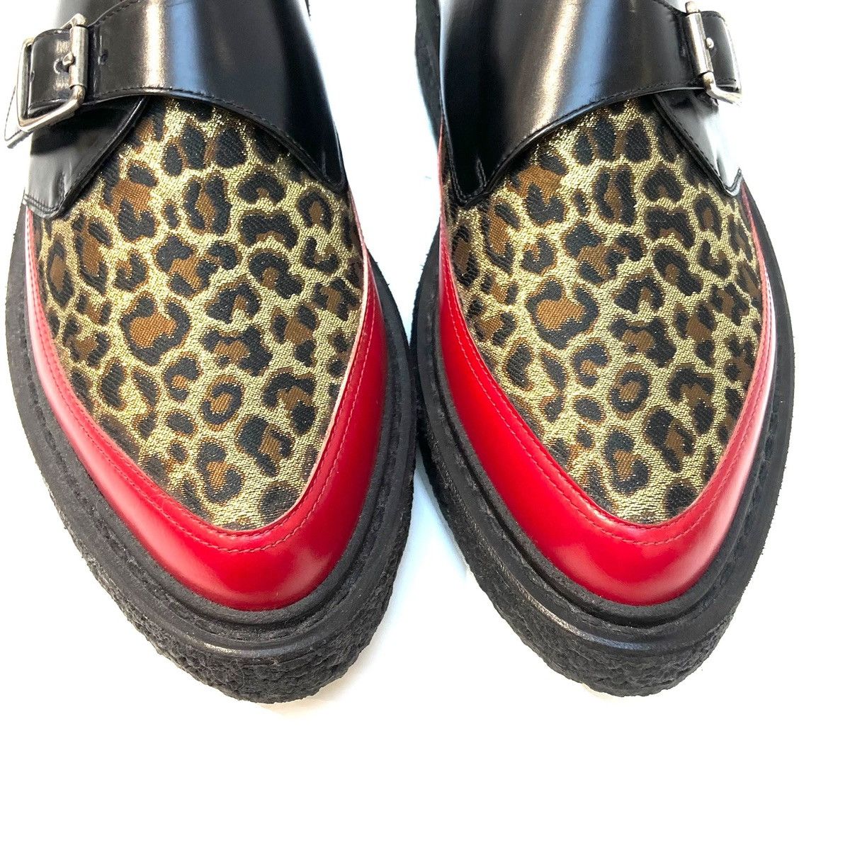Saint Laurent Paris Saint Laurent Paris Metallic Cheetah and Red AW14 Creepers Size US 9 / EU 42 - 8 Thumbnail