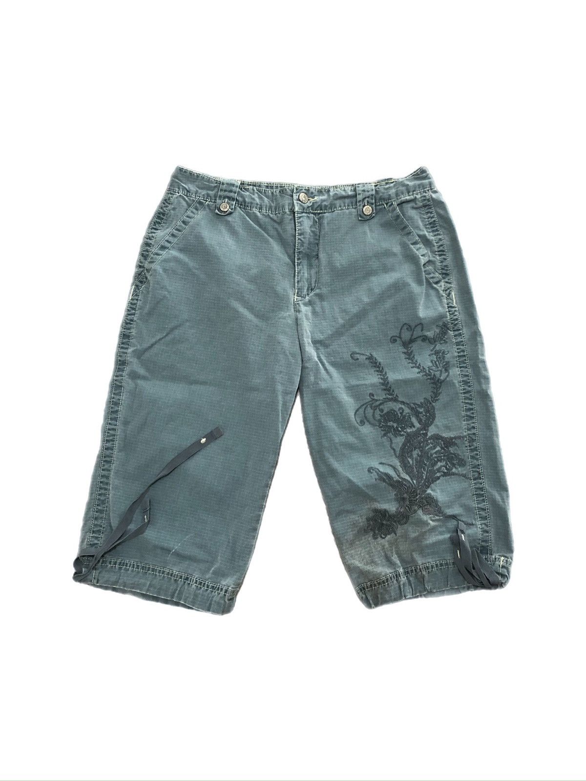 Vintage Vtg Y2K Jones Wear Jeans Capri Shorts Size 30" / US 8 / IT 44 - 1 Thumbnail