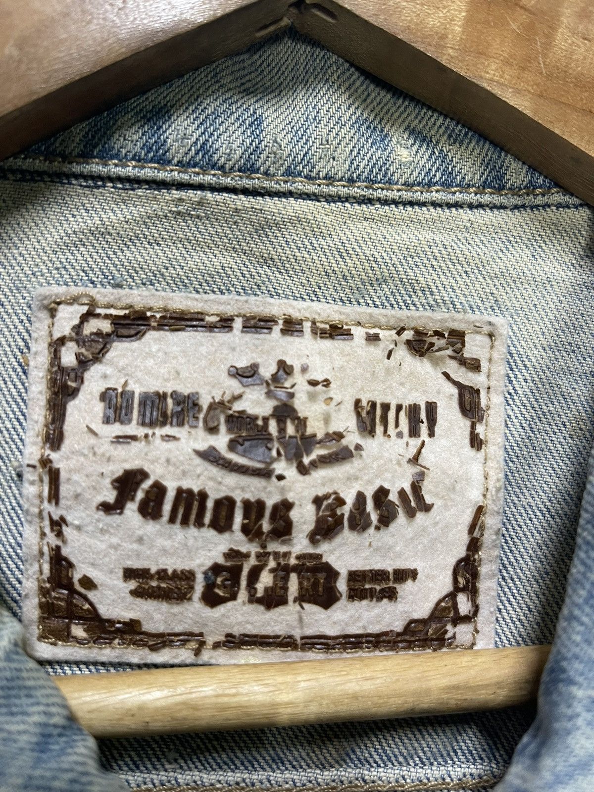 Vintage Vintage GL Heart Denim Jacket Orange Tab Distressed Look Size US S / EU 44-46 / 1 - 19 Thumbnail