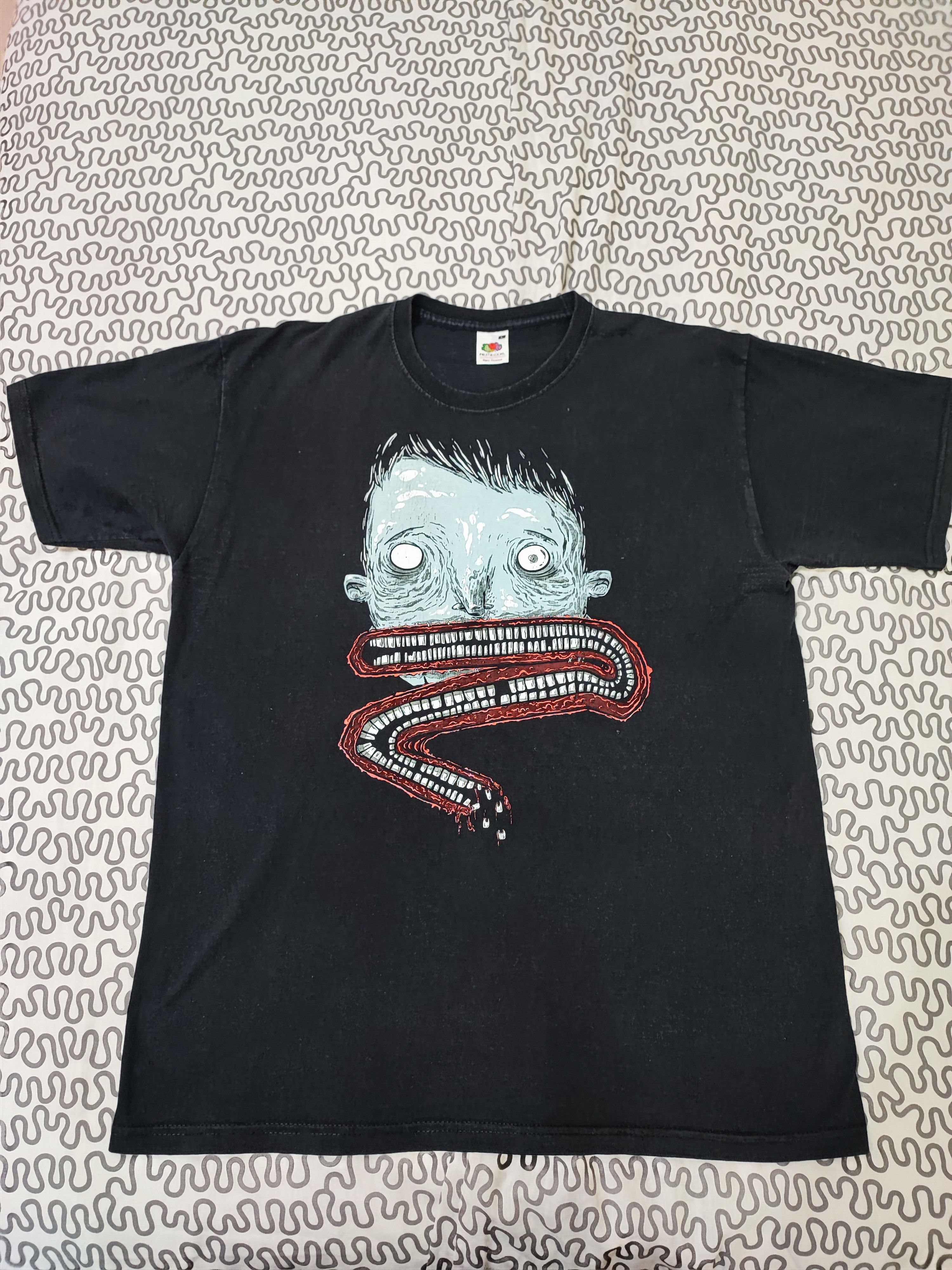 Anime × Vintage Vintage Y2K Horror Ghost T-shirt Size US L / EU 52-54 / 3 - 7 Thumbnail