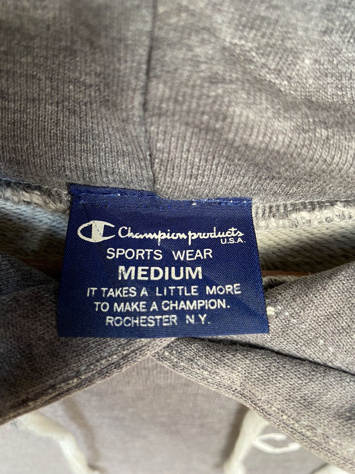 Champion × Vintage Vintage Champion Hoodie Champs 9 Pullover Jumper Size M Size US M / EU 48-50 / 2 - 6 Thumbnail