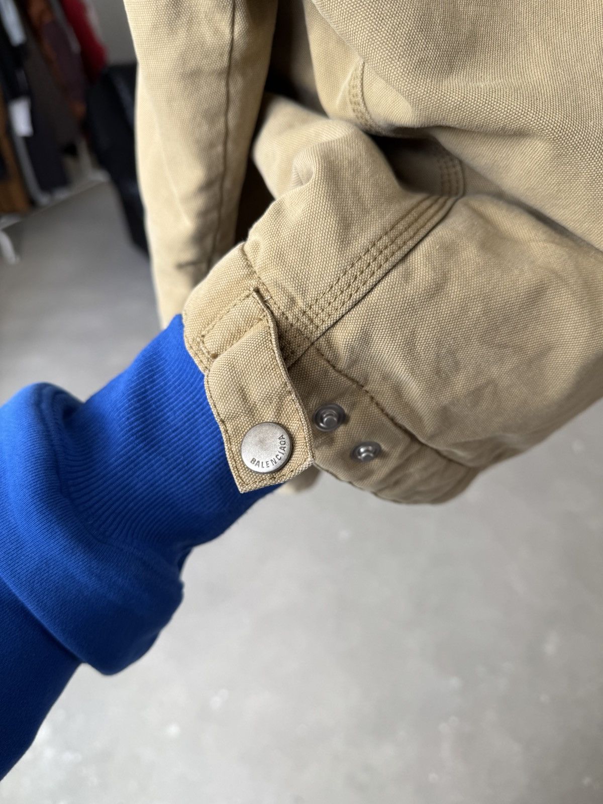 Balenciaga Balenciaga Detroit Canvas Jacket Size US S / EU 44-46 / 1 - 13 Thumbnail