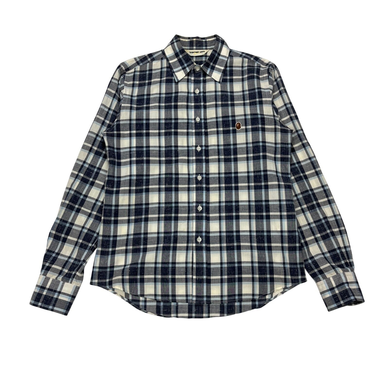 Bape A Bathing Ape BAPE Classics Plaid Button Up Shirt Men's S Size US S / EU 44-46 / 1 - 1 Thumbnail
