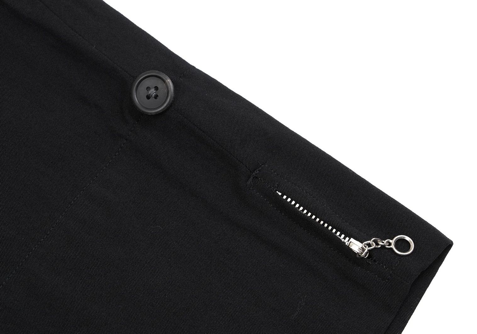 Yohji Yamamoto Yohji Yamamoto Wool Gabardine Zip Trousers Size US 38 / EU 54 - 10 Thumbnail
