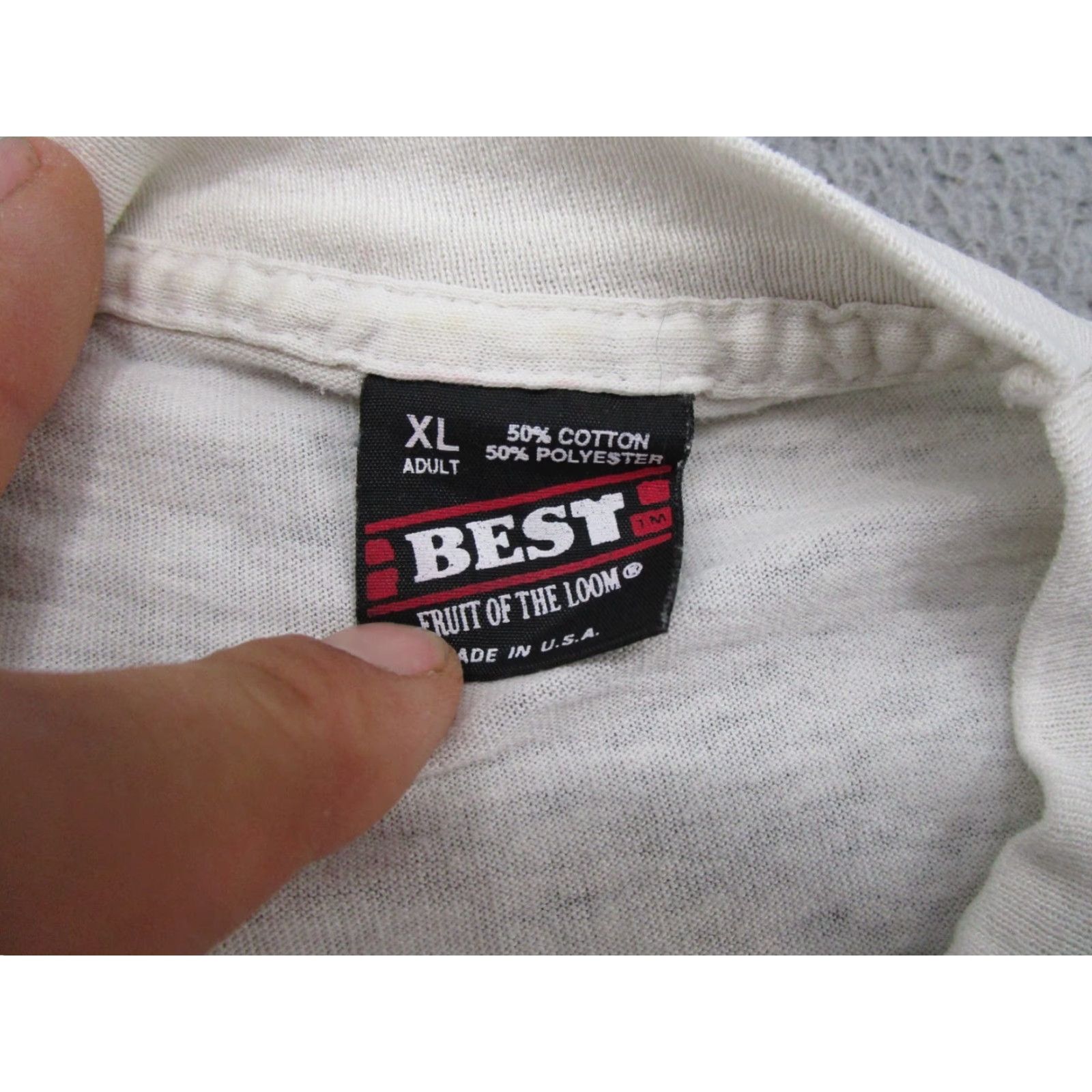 Fruit Of The Loom VTG 90s Looney Tunes Taz Bugs Bunny Doritos Lays Single Stitch SZ XL READ Size US XL / EU 56 / 4 - 4 Thumbnail