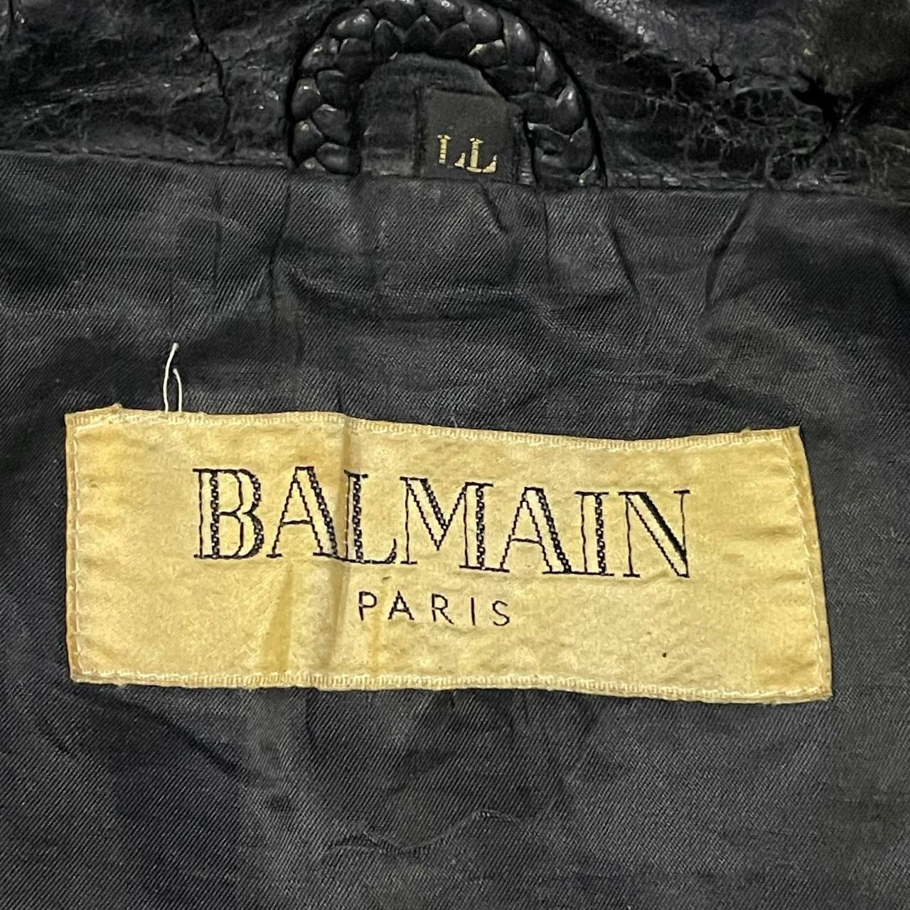Balmain Balmain Paris Leather Vest Size US L / EU 52-54 / 3 - 10 Thumbnail