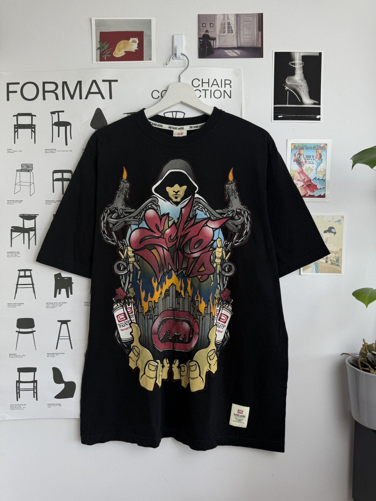 Ecko Unltd. Vintage y2k Ecko Unltd Graffiti logo t-shirt L skate hiphop Size US L / EU 52-54 / 3 - 1 Thumbnail