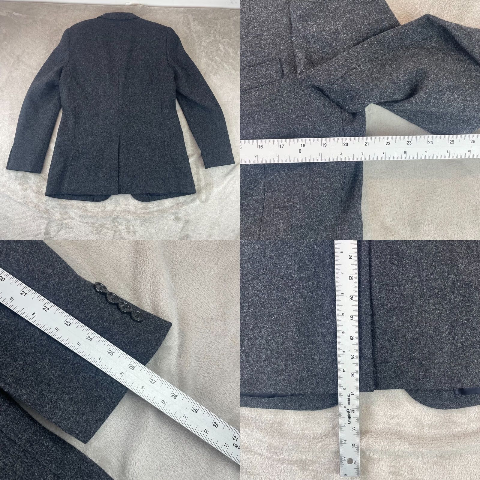 J.Crew J. Crew Ludlow Sport Coat Jacket 42L Gray 100% Wool Yorkshire Moon Tweed Sport Coat Men's Regular Long Gray Wool Jacket Size US XS / EU 42 / 0 - 9 Thumbnail
