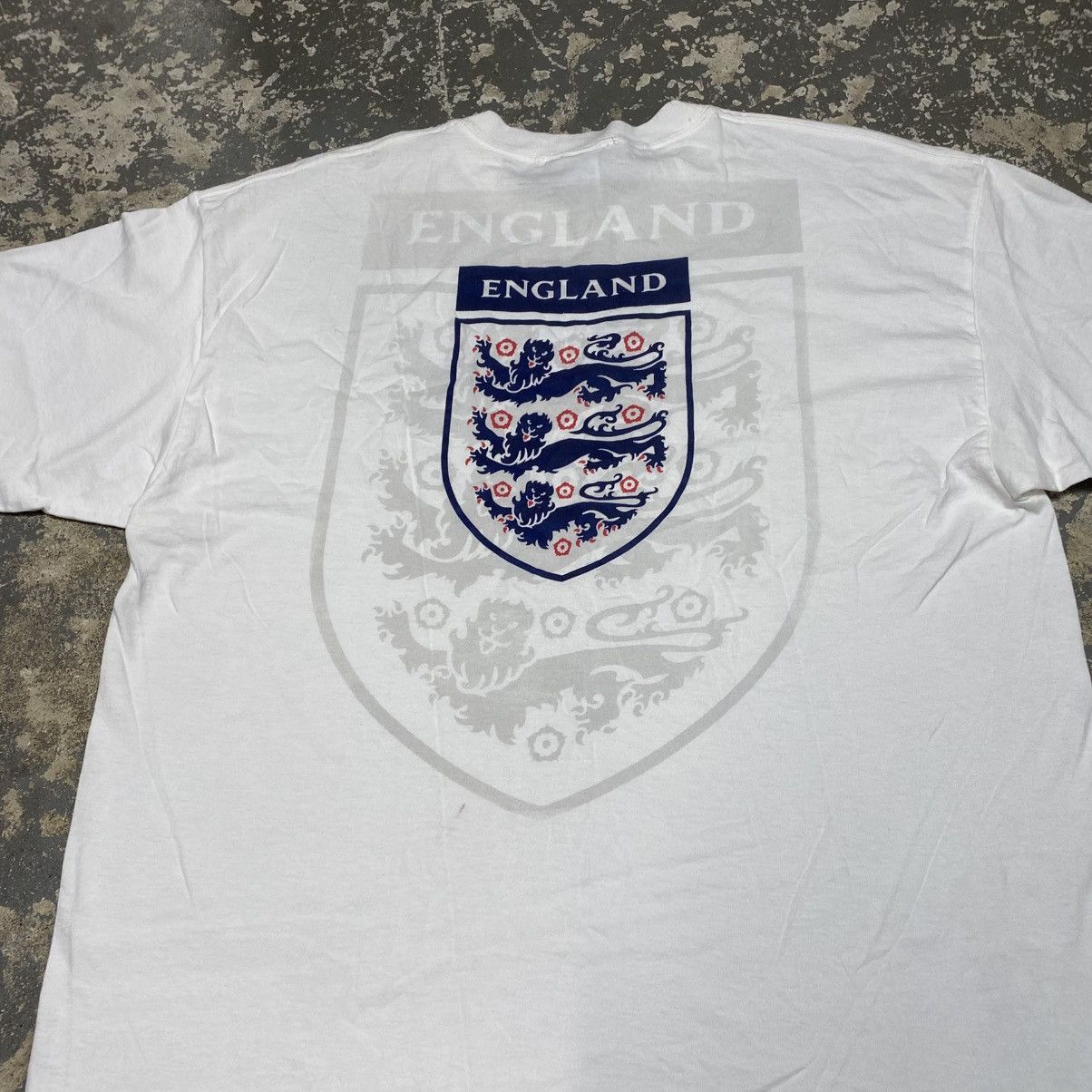 Vintage Vintage England Umbro Soccer Football Tshirt Size US XL / EU 56 / 4 - 10 Thumbnail