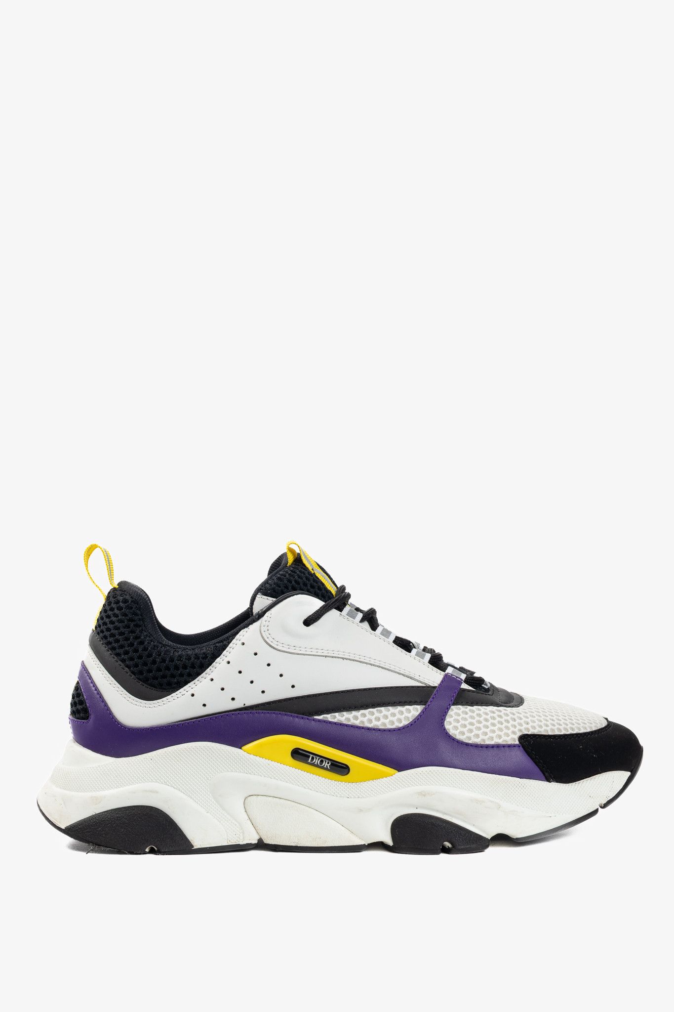 Dior Dior B22 "Violet White" Leather & Mesh Lace-Up Sneakers Size US 11 / EU 44 - 1 Thumbnail