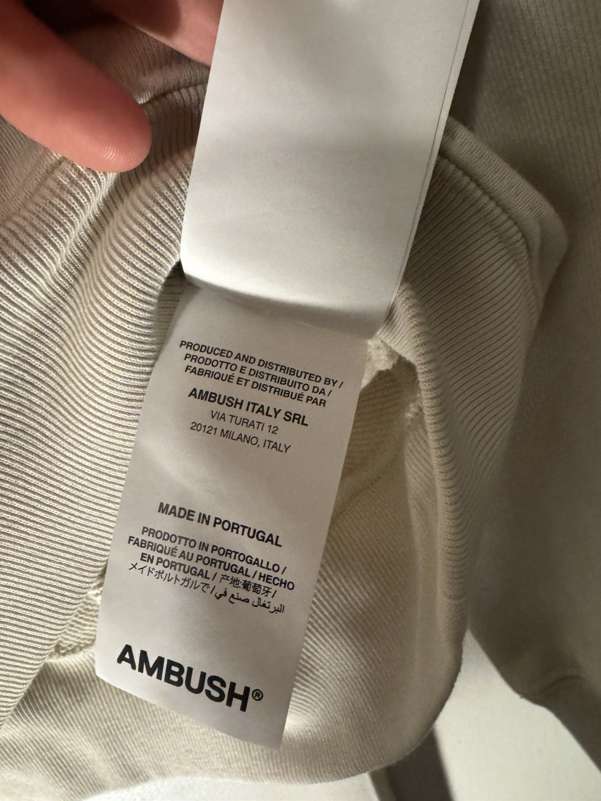 Ambush Design Ambush Multicord Hoodie Beige / White / Off White Medium M Size US M / EU 48-50 / 2 - 10 Thumbnail
