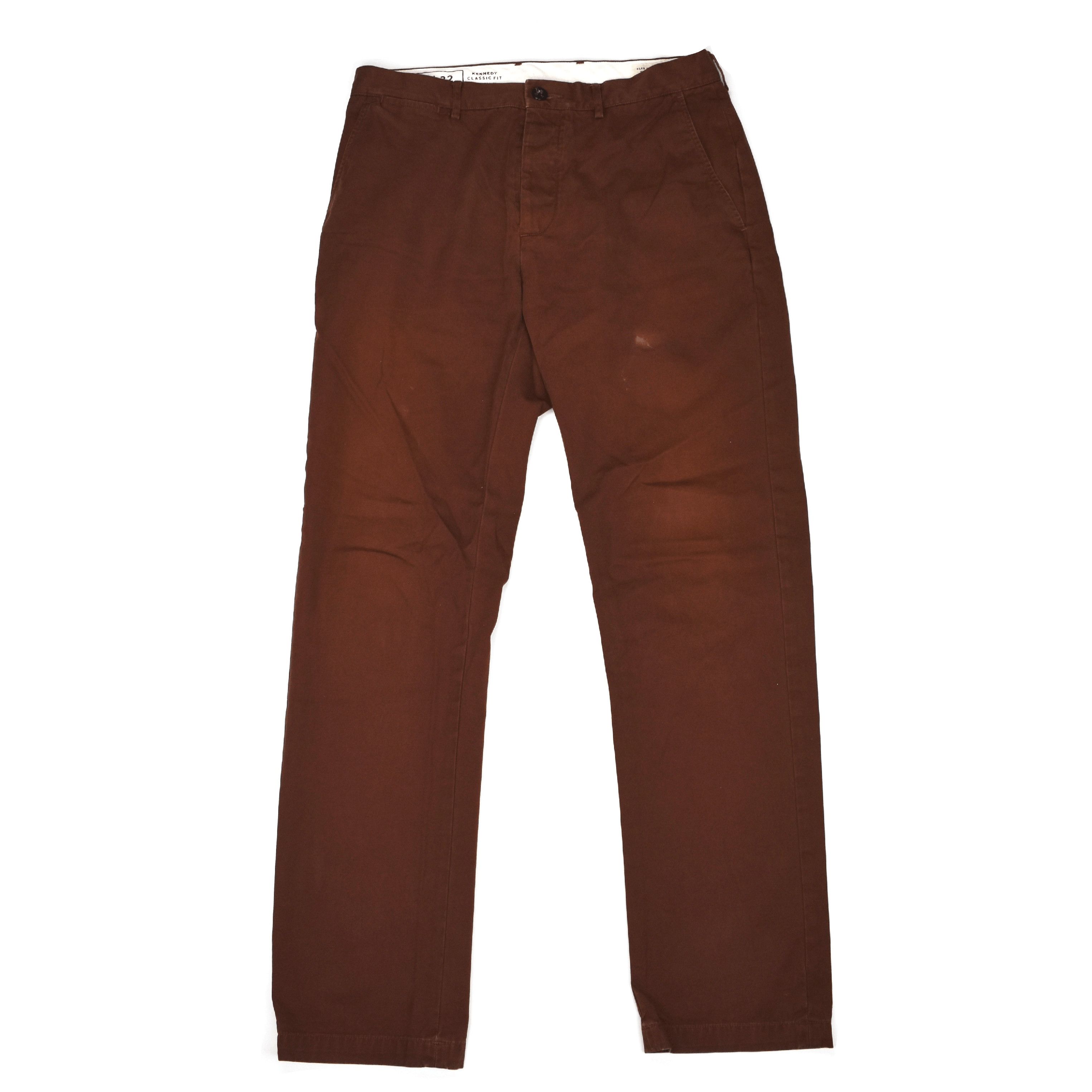 Club Monaco Club Monaco Brown Cotton Twill Kennedy Pants Size US 31 - 1 Preview