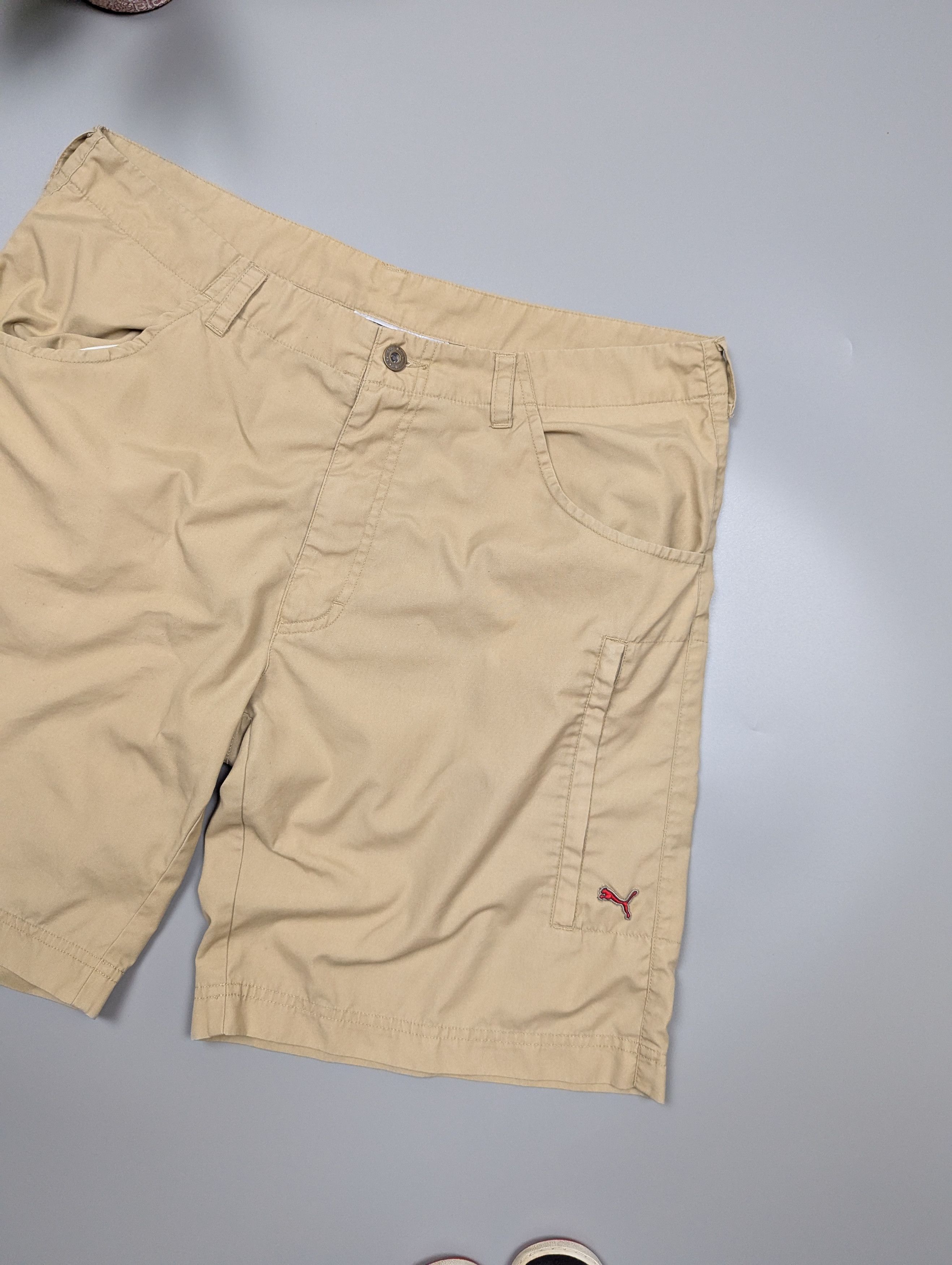 Other PUMA Vintage Men's Light Brown Short Shorts | Size L Size US 34 / EU 50 - 3 Thumbnail