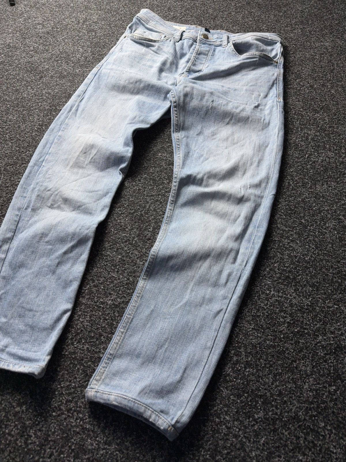 Diesel Luxury 00s Diesel Skinny Light Wash Jeans Y2K Made in Italy Size US 31 - 3 Thumbnail