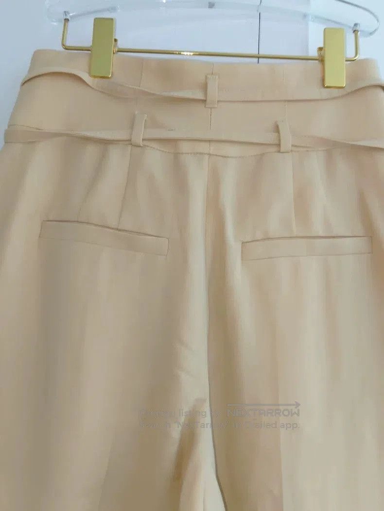Brunello Cucinelli Brunello Cucinelli High-Waist Linen Pants. Size US 40 / EU 56 - 5 Thumbnail