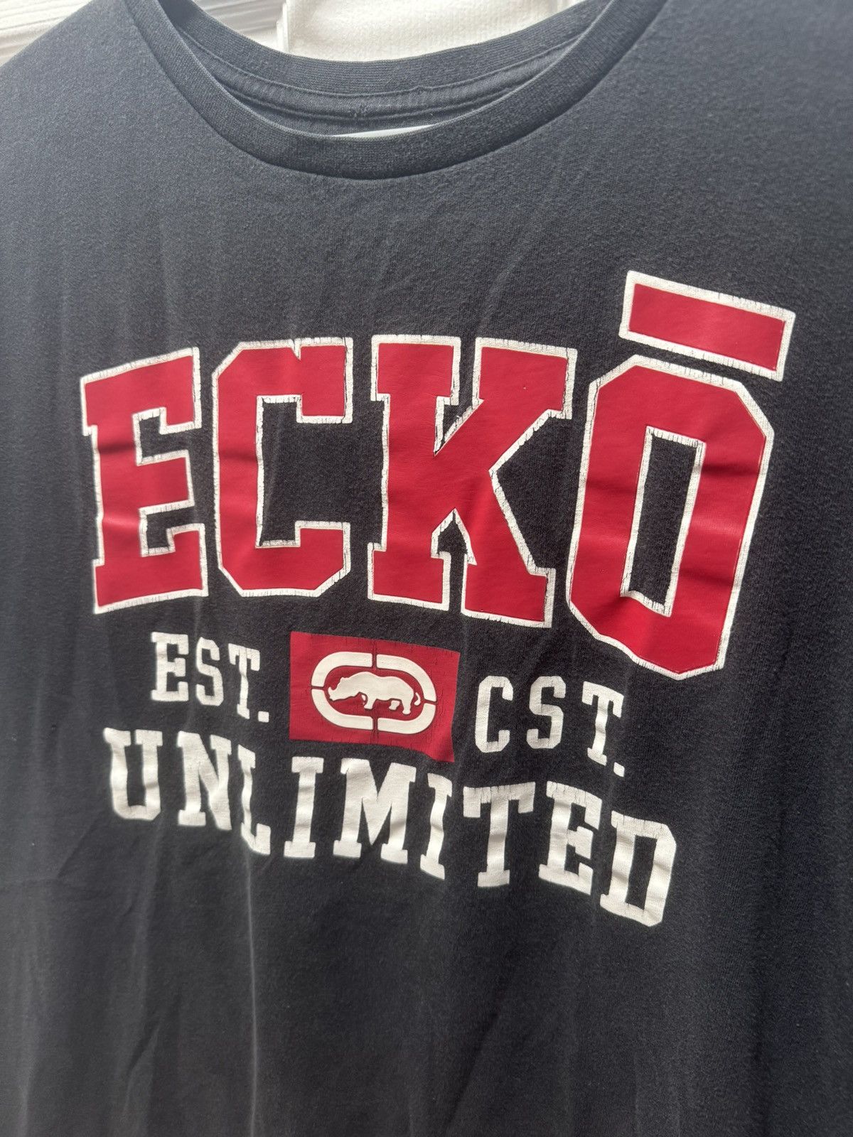 Ecko Unltd. × Vintage Ecko Black Vintage Red Logo Text Unlimited Skate Loser Size US L / EU 52-54 / 3 - 2 Thumbnail