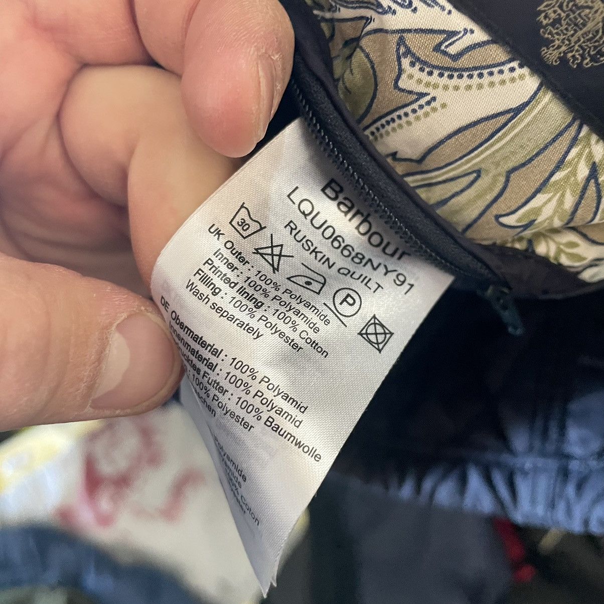 Barbour × London Fog Uk8 BARBOUR Ruskin Quilted Jacket Coat old William Morris Size S / US 4 / IT 40 - 6 Thumbnail