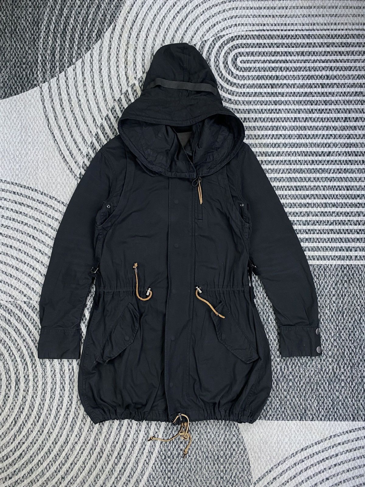 MOUSSY Vintage Moussy Rare Utility Black Parka Style Size US S / EU 44-46 / 1 - 1 Thumbnail