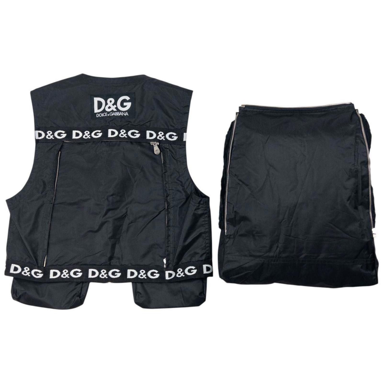 Dolce & Gabbana Vintage 90s Dolce & Gabbana Detachable Backpack Gilet Vest S Size US S / EU 44-46 / 1 - 8 Thumbnail