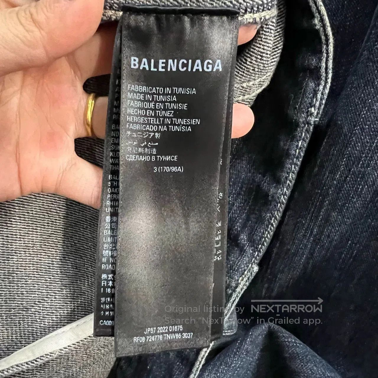 Balenciaga balenciaga x adidas denim hooded jacket. Size US M / EU 48-50 / 2 - 3 Thumbnail