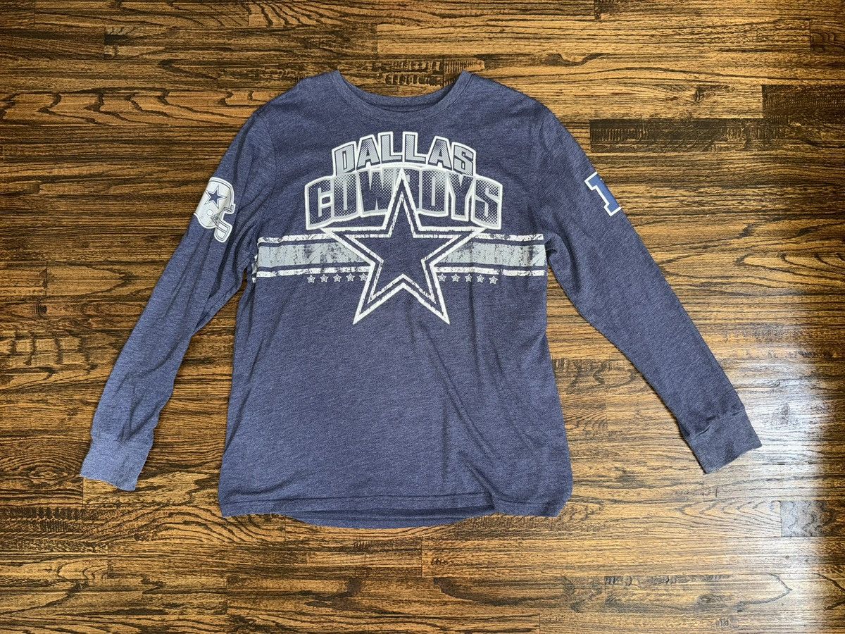 NFL Vintage Dallas Cowboys NFL Blue Long-sleeve T-Shirt Sz Large Size US L / EU 52-54 / 3 - 1 Thumbnail