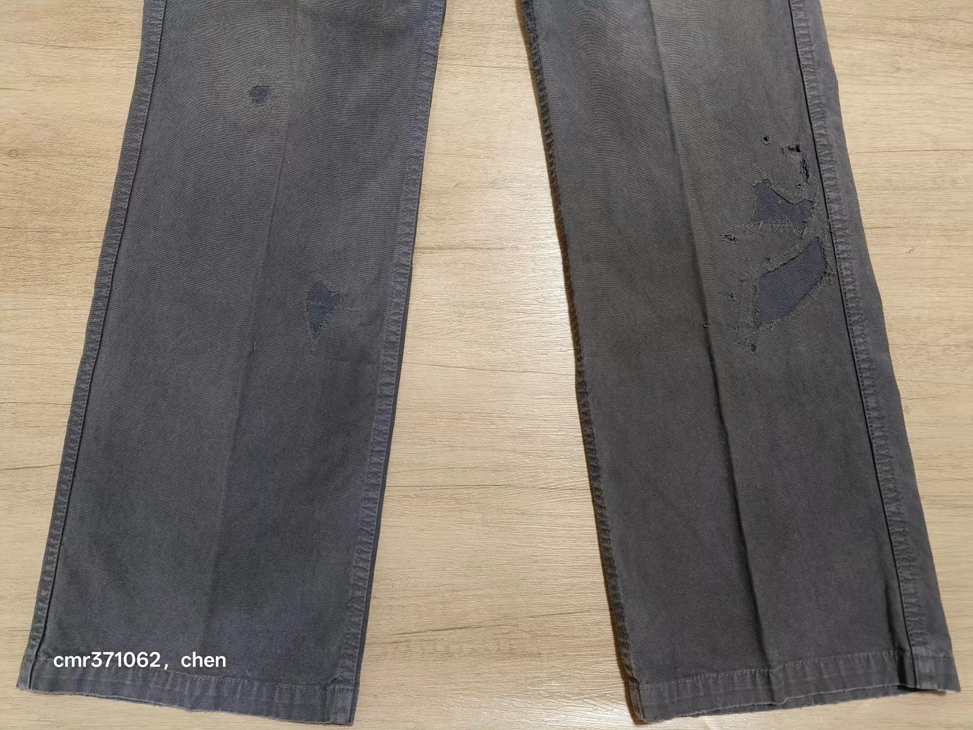 Visvim VISVIM 20AW Gifford Pants DMGD Grey2 Navy Charcoal Size US 32 / EU 48 - 2 Thumbnail