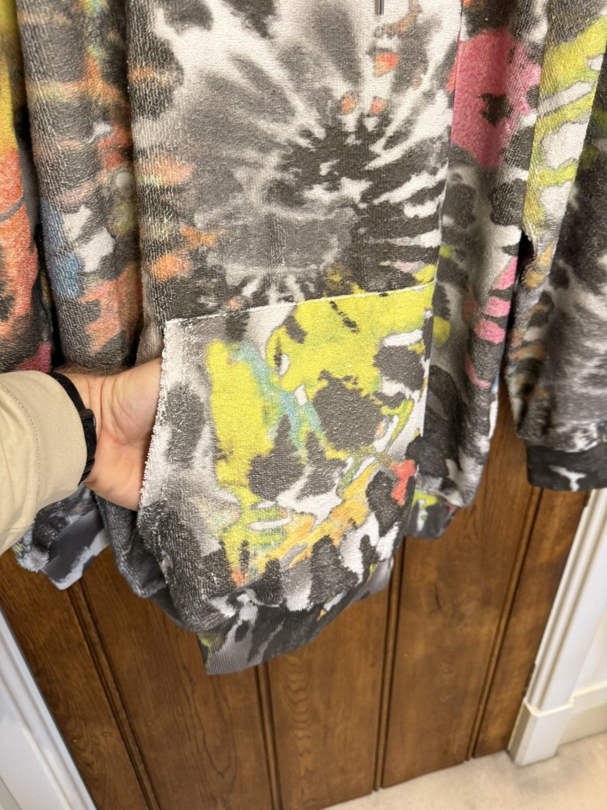 Celine $2.15k SS24 Celine tie dye tracksuit hoodie shorts Hedi Size US L / EU 52-54 / 3 - 10 Thumbnail