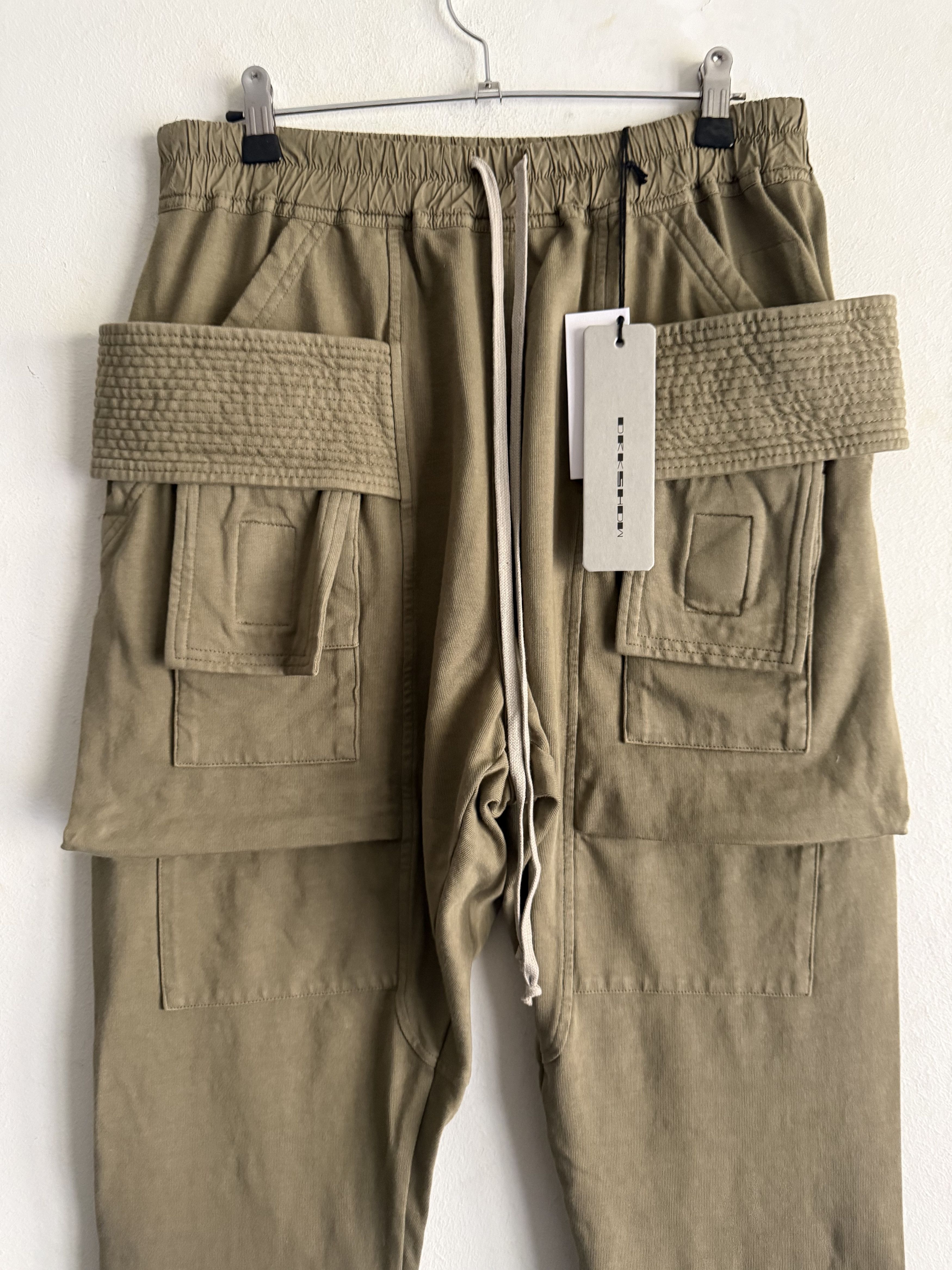 Rick Owens Drkshdw Cargo Creatch Pants With Drawstring Size US 30 / EU 46 - 5 Thumbnail