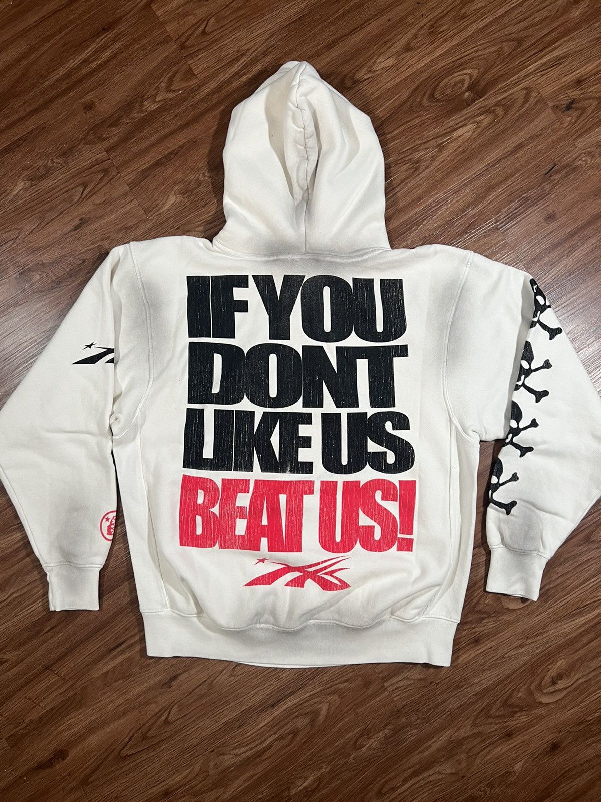 HELLSTAR × Hypebeast Hellstar If You Don’t Like Us Beat Us Hoodie Size US M / EU 48-50 / 2 - 2 Thumbnail