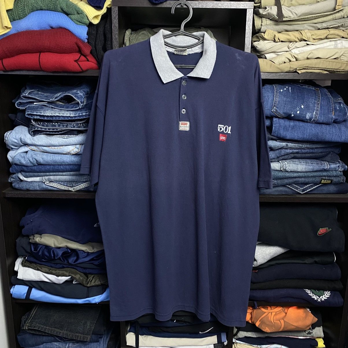 Levi's Vintage Clothing Vintage Levis 501 Made In USA streetwear 90’s polo size xxl Size US XXL / EU 58 / 5 - 1 Thumbnail