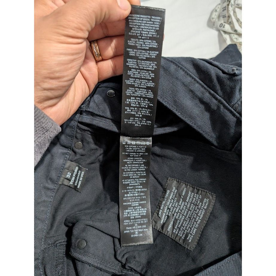 Tom Ford o1rshd1 Denim Jeans in Navy Size US 32 / EU 48 - 19 Thumbnail