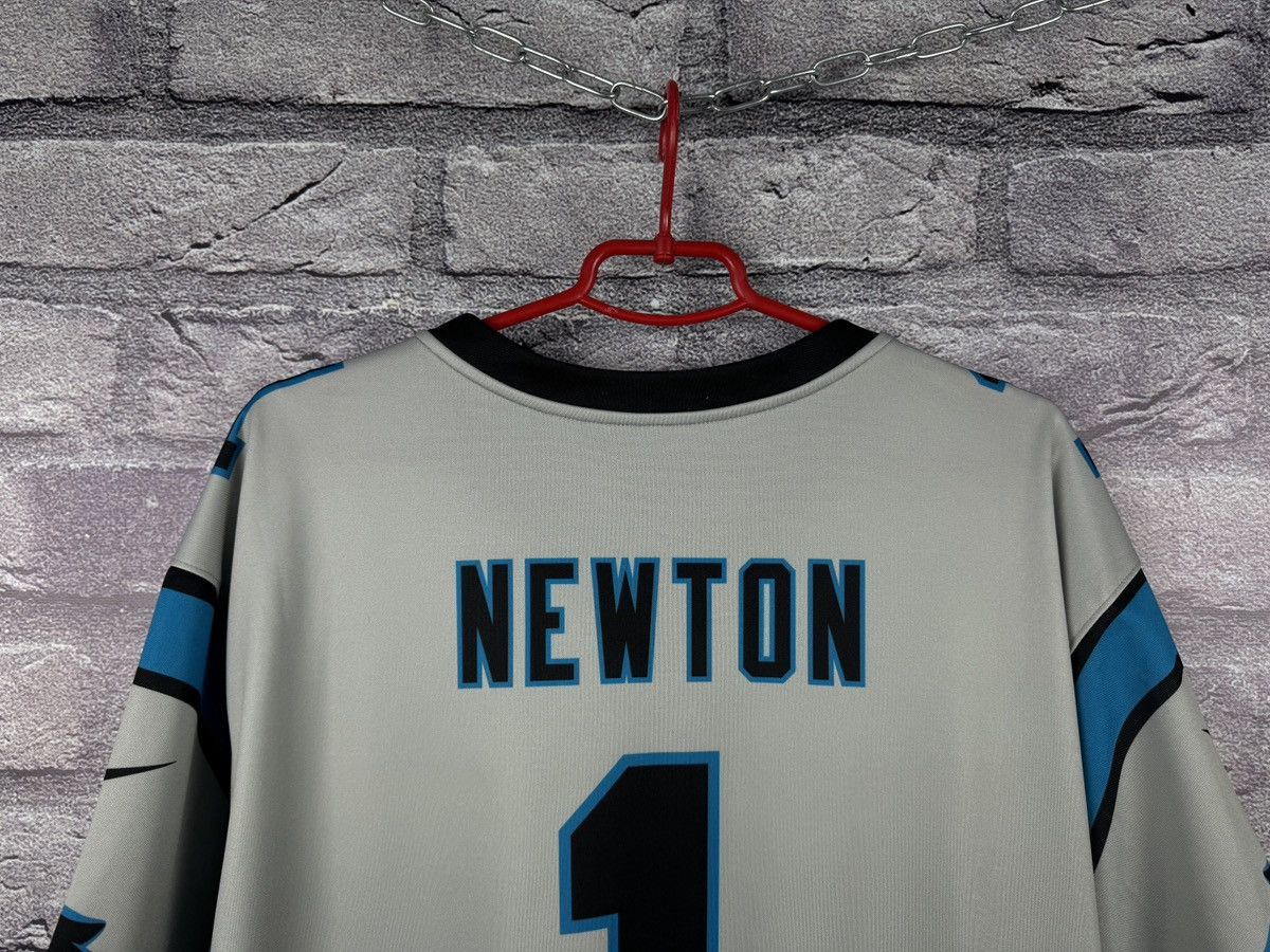 Nike Nike NFL Carolina Panthers Cam Newton #1 Silver Jersey Size US XXL / EU 58 / 5 - 11 Thumbnail