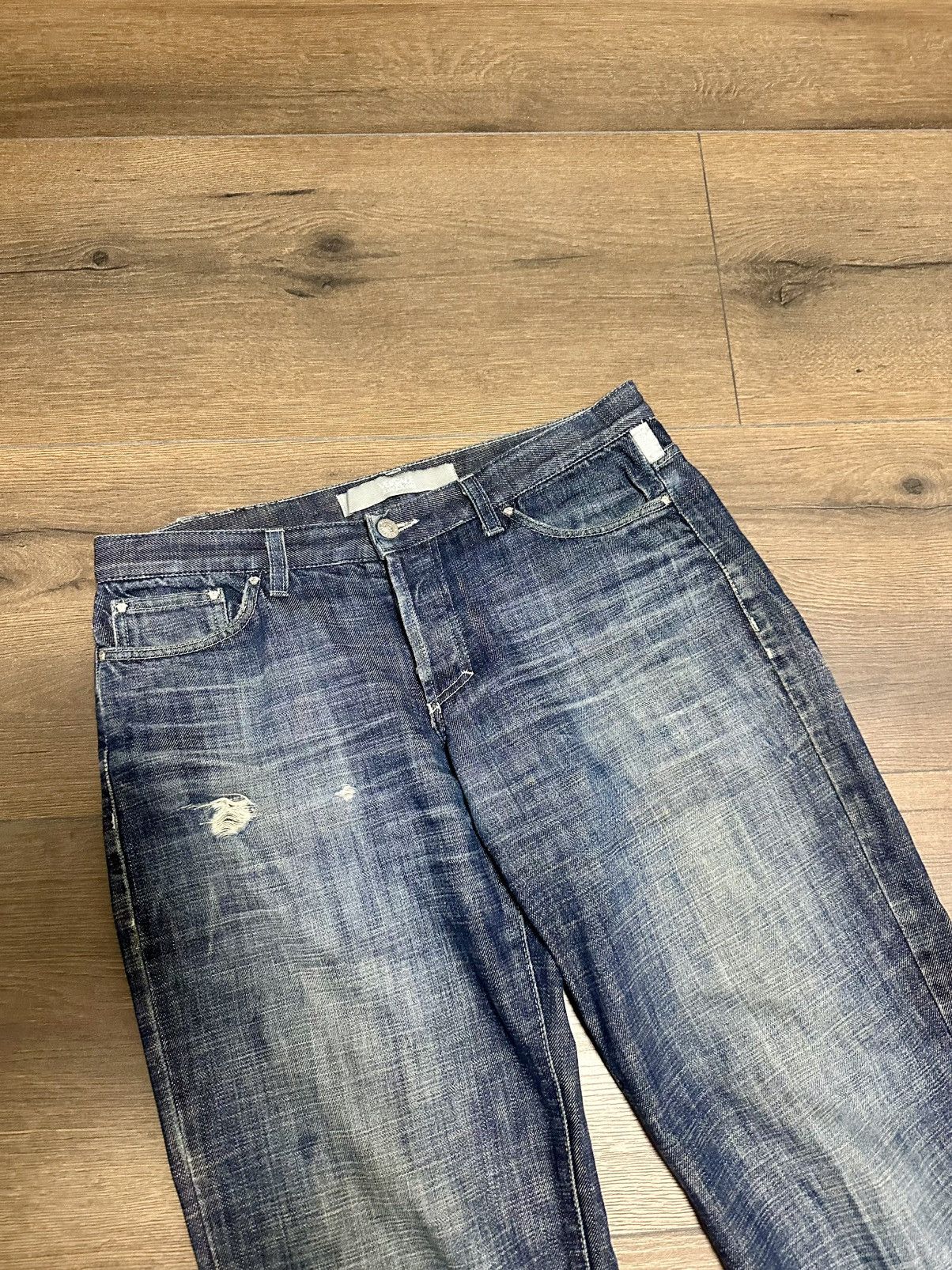 Versace × Vintage Vintage Versace Oversize Y2K Fit Jeans Size US 36 / EU 52 - 4 Thumbnail