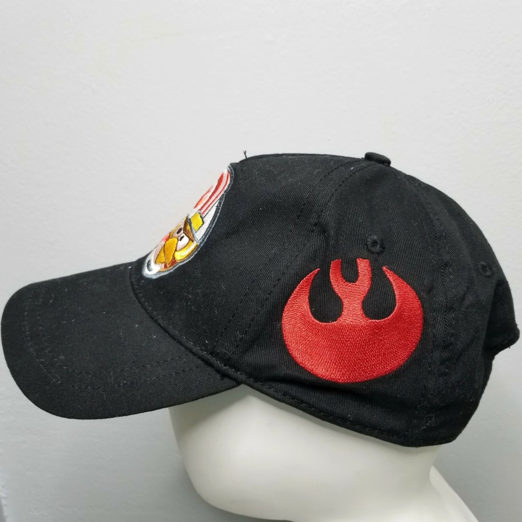 Star Wars Star Wars Hat Luke Skywalker Black Baseball Cap Angry Birds Snapback Adjustable Men Size ONE SIZE - 2 Thumbnail