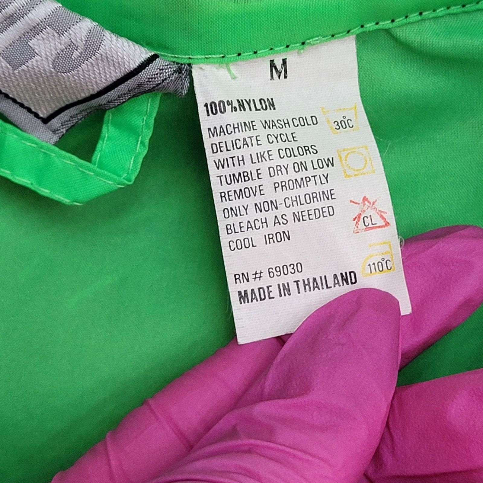 Vintage VTG 90s Seattle-Blues Anorak Windbreaker M Neon Green Baggy Size US M / EU 48-50 / 2 - 12 Thumbnail