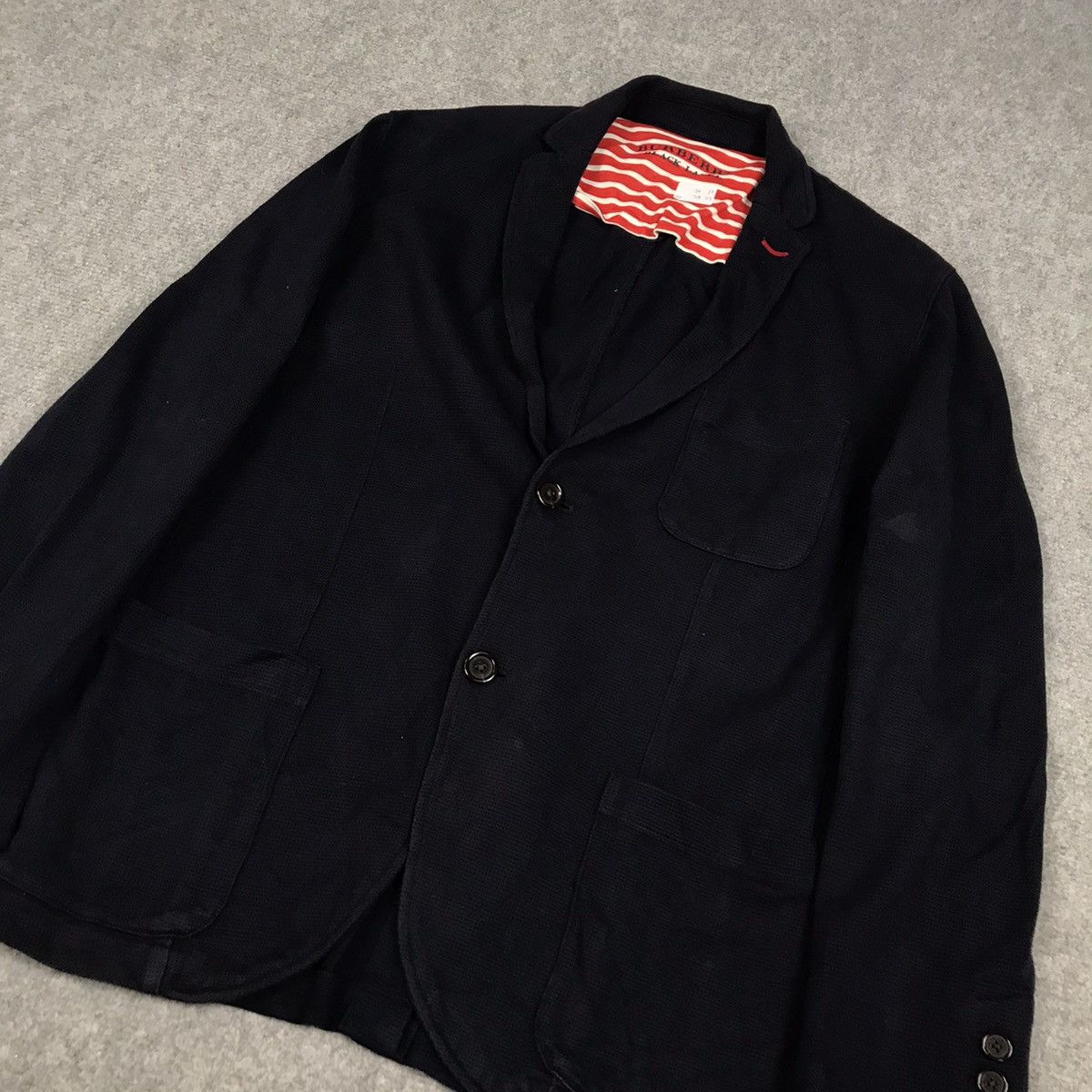 Burberry BURBERRY BLACK LABEL NAVY COTTON COAT JACKET Size US M / EU 48-50 / 2 - 2 Thumbnail