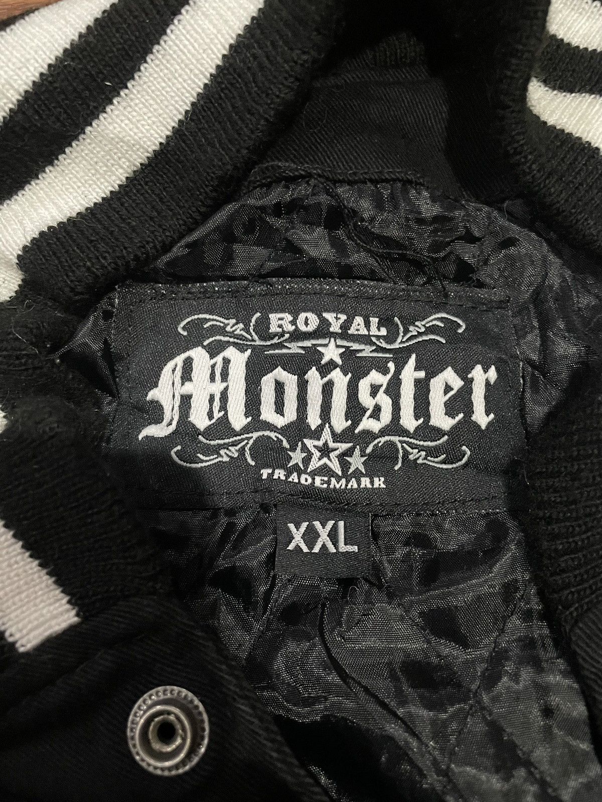 Gentle Monster Royal Monster Speedshop Leather-Sleeve Denim Varsity Jacket Size US M / EU 48-50 / 2 - 8 Thumbnail