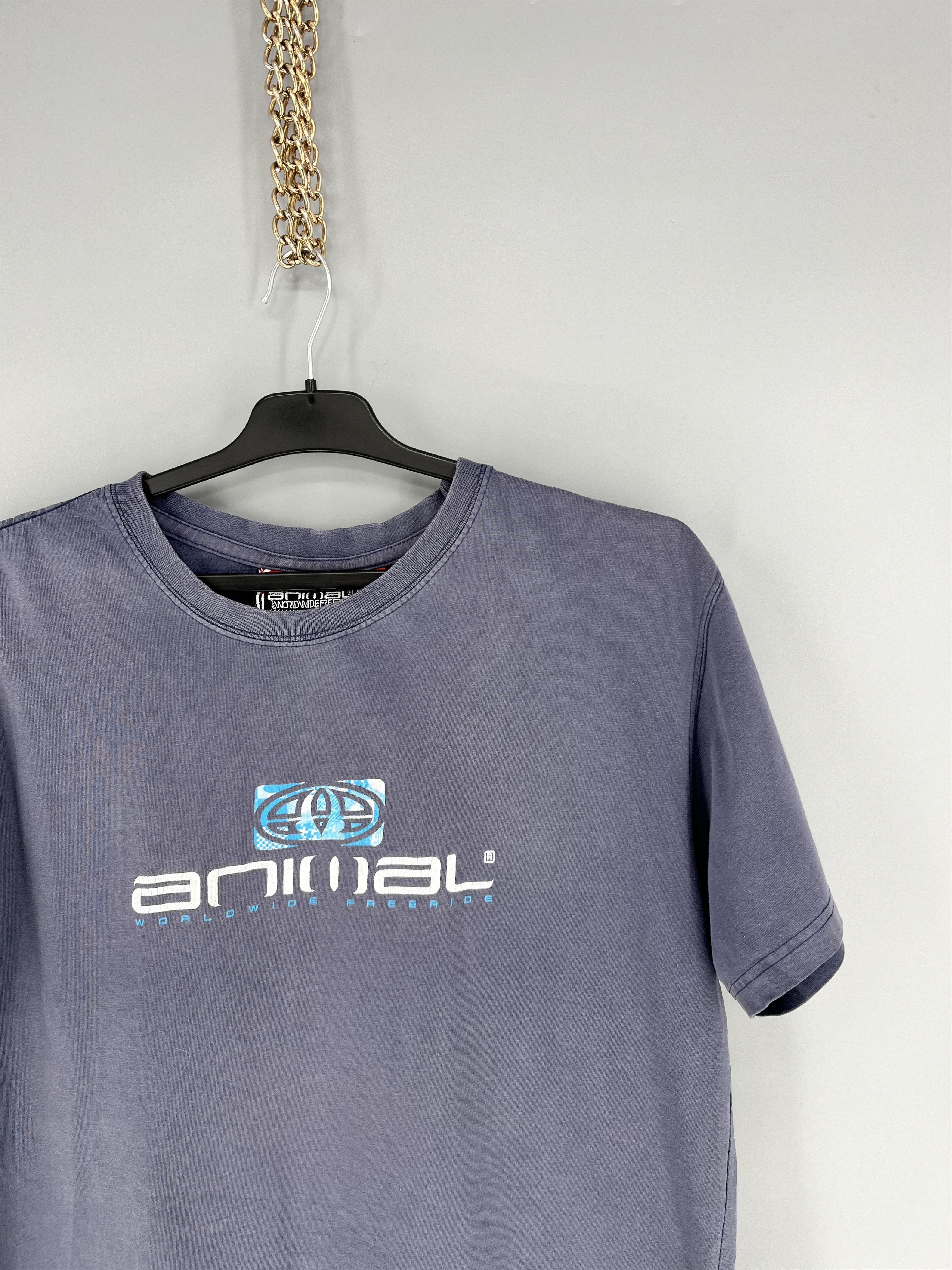 Other Vintage Y2K ANIMAL SKATE Big Logo Tee Streetwear 90s Style Size US L / EU 52-54 / 3 - 5 Thumbnail