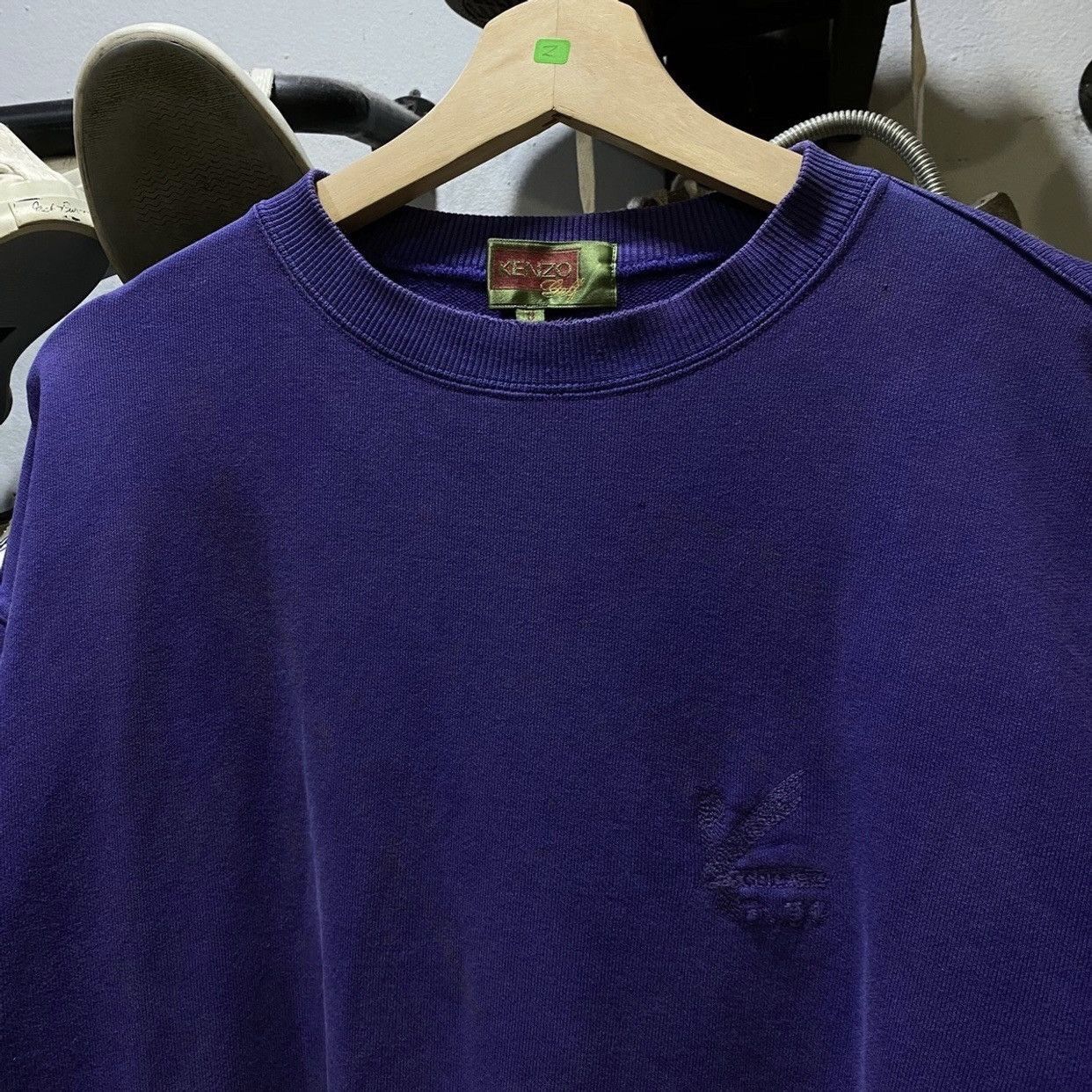 Japanese Brand × Kenzo × Vintage Vintage 90's Kenzo Golf Sweatshirt Purple Embroidered Size US L / EU 52-54 / 3 - 3 Thumbnail