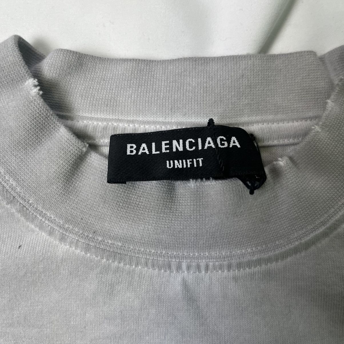 Balenciaga Balenciaga Metal Logo Grey T-Shirt Size US S / EU 44-46 / 1 - 3 Thumbnail