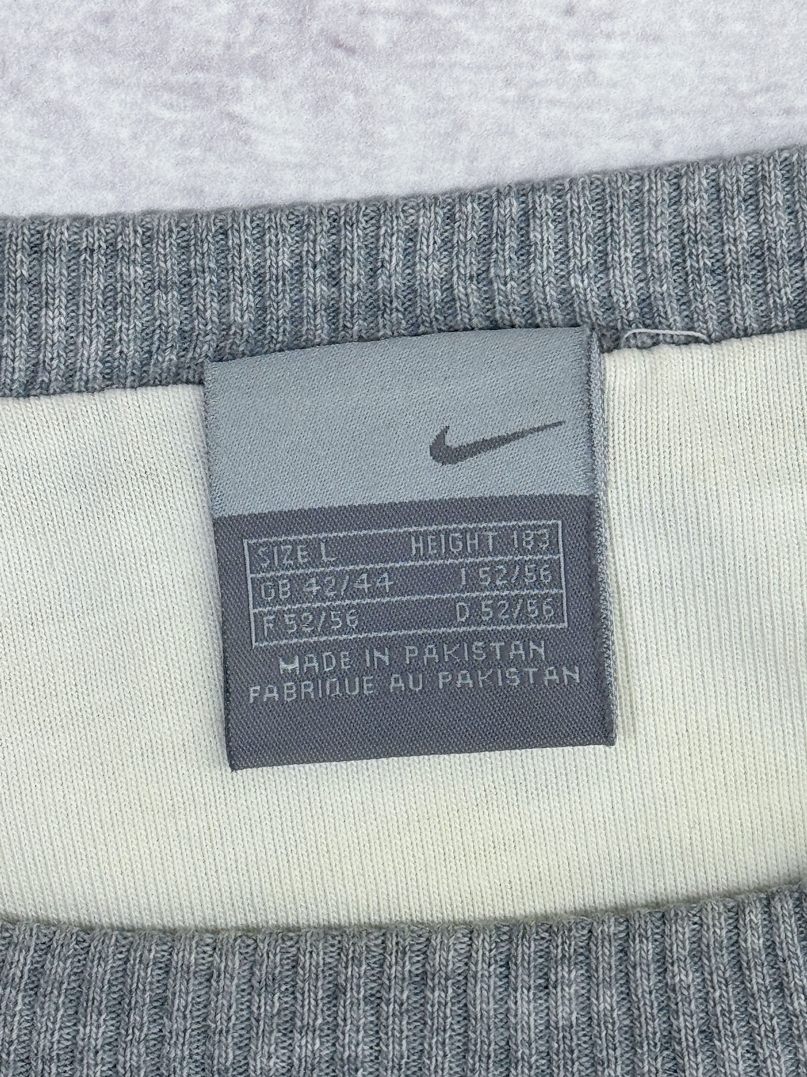 Nike × Vintage Y2K Nike Sweatshirt Small Swoosh Logo Basic Size US L / EU 52-54 / 3 - 7 Thumbnail