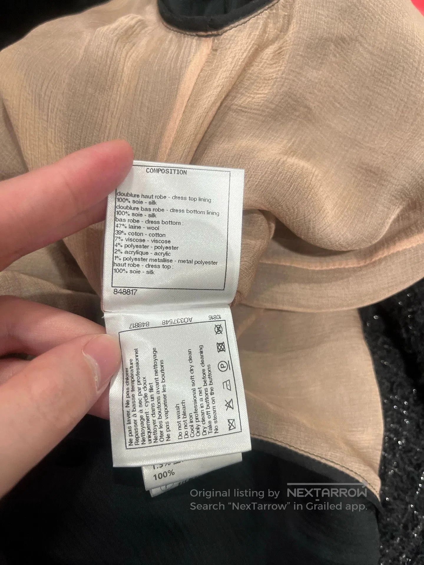 Chanel Chanel 21k Black Sheer Dress FR34. Size US 34 / EU 50 - 6 Thumbnail