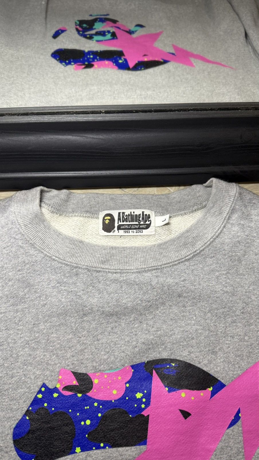 Bape × Kid Cudi Vintage / Y2K Bape X Kid Cudi Crewneck SS21 Size US L / EU 52-54 / 3 - 6 Thumbnail