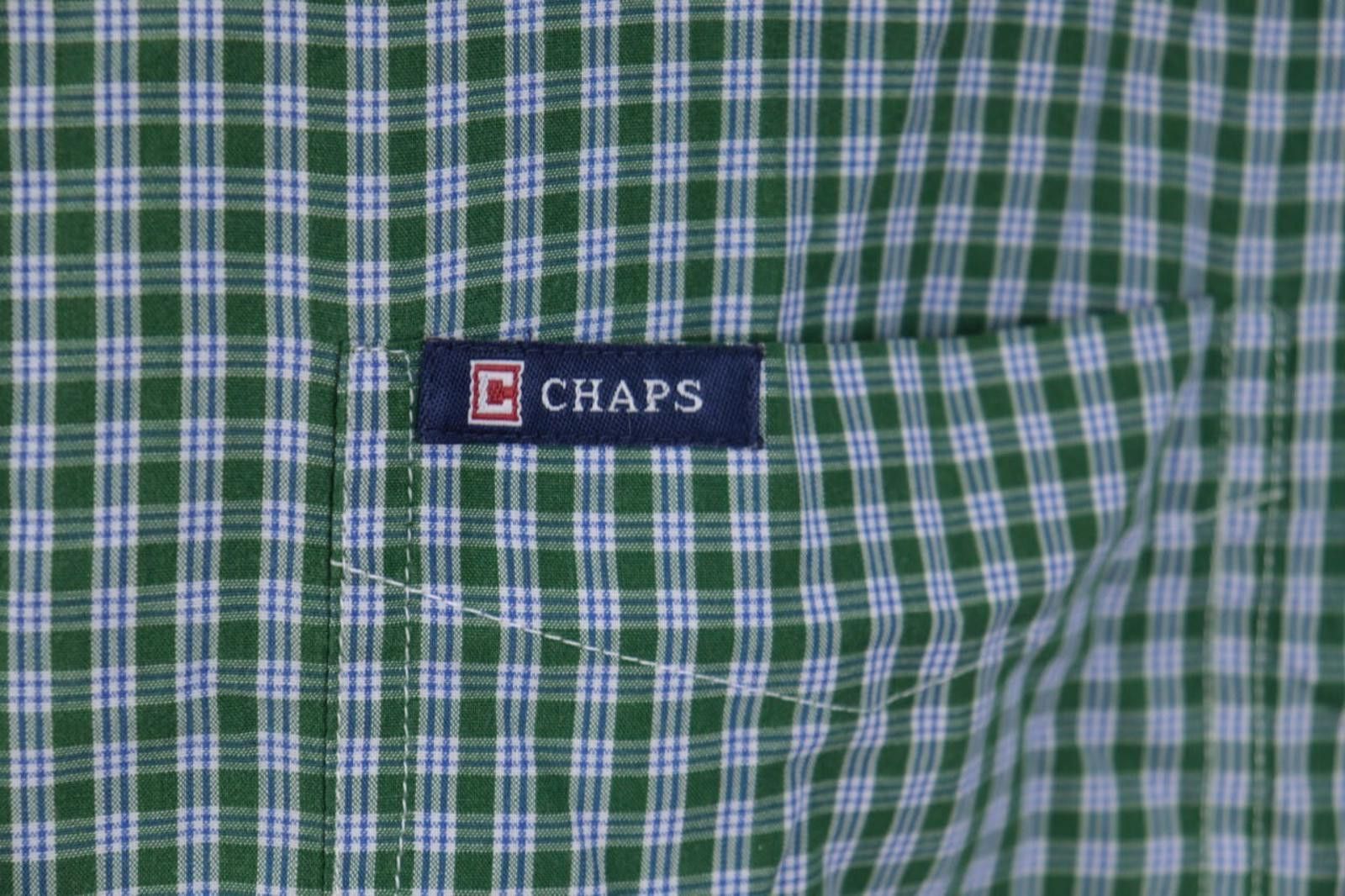 Chaps Men Chaps Easy Care Check Button Up Dress Shirt XL Size US XL / EU 56 / 4 - 4 Thumbnail